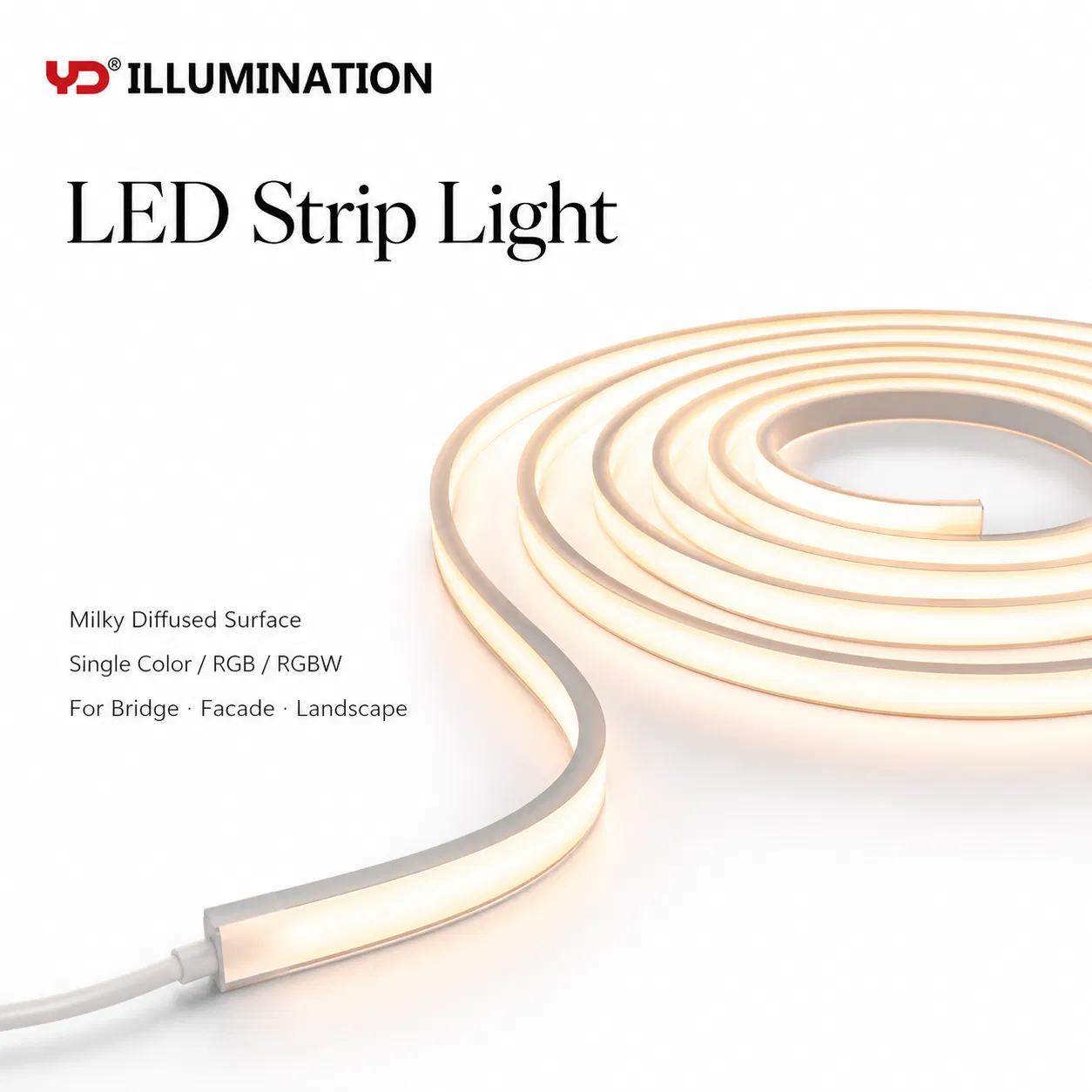 Fita de LED para Exterior com Wi-Fi: Durável IP68 para Arquitetura