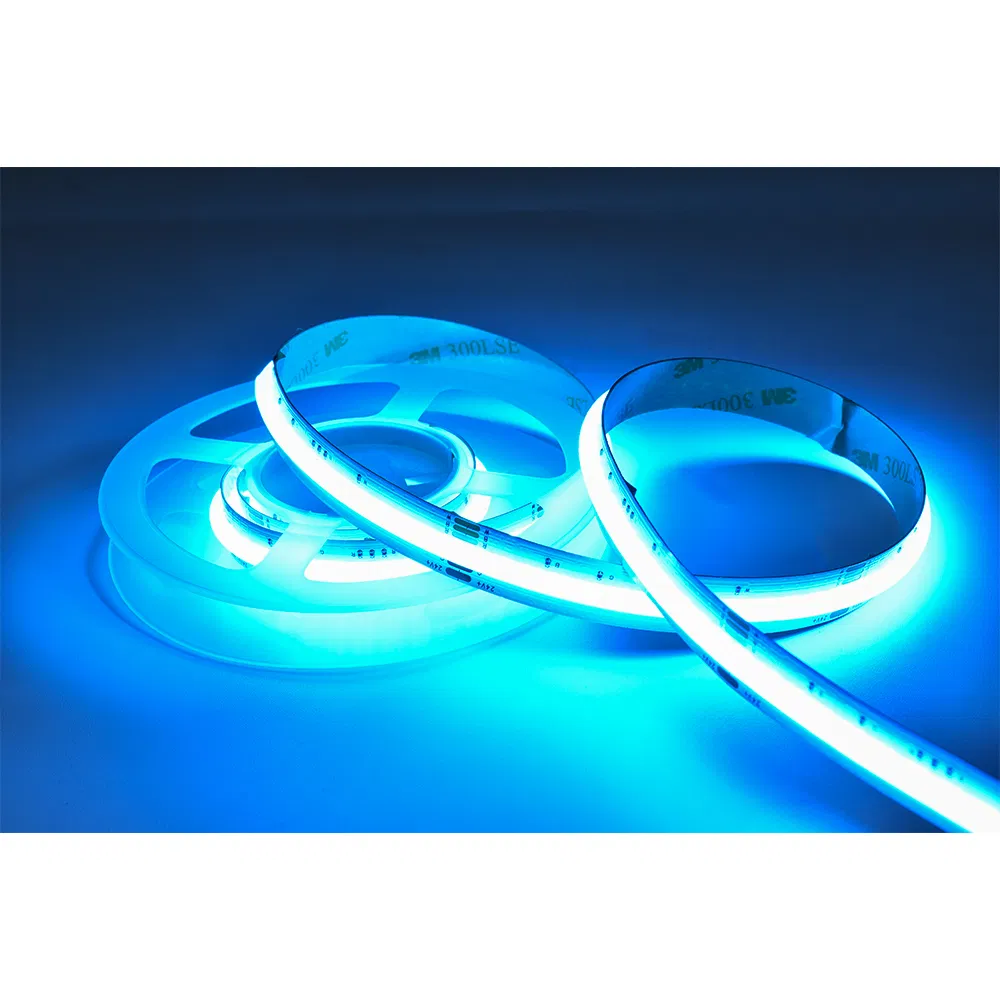 Tira de LED COB RGBW Flexível de Alta Densidade Mudança de Cor 12mm para Decoração de Casa