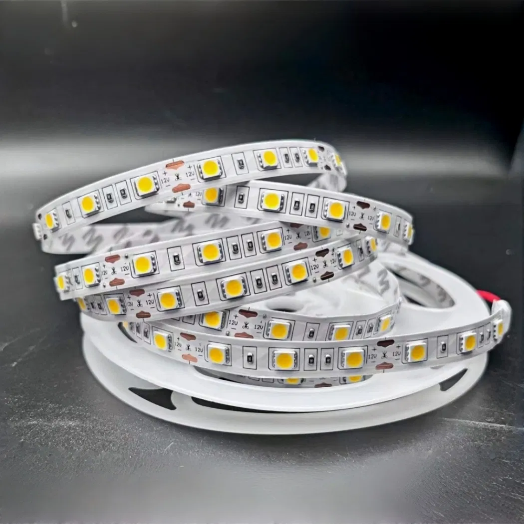 Fita LED Mágica RGB 12V Decorativa Interna 5050-60d em Rolos 5m/10m à Prova d'Água com Efeitos de Cor Dinâmicos IP20