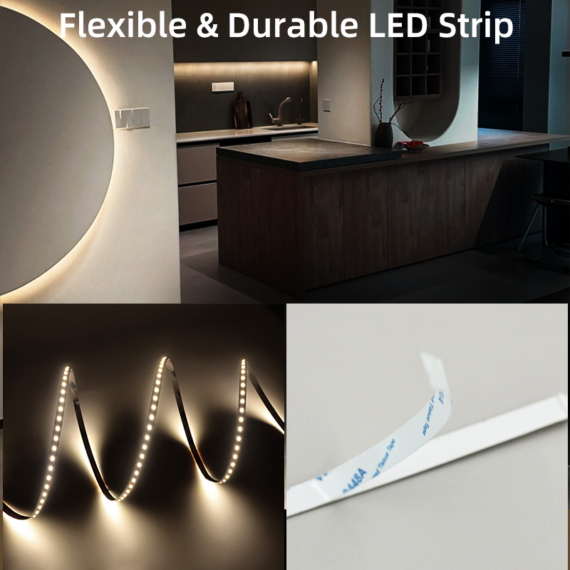 Fita LED SMD 2835 Personalizada 120LEDs/m Flexível para Iluminação de Fundo de TV