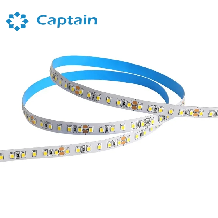 SMD2835 Fita de LED de Alta Brilho DC12V 24V 3000K CRI90 Fita de LED para Iluminação Comercial