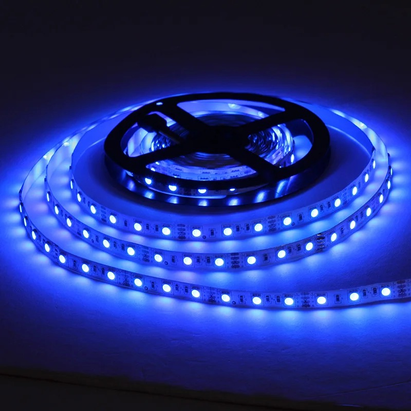 Fita LED 5050 RGB/Cores de Fantasia, Encapsulada à Prova d'Água, Kit de Controle Remoto WiFi, Mudança de Cor Inteligente, 12V-24V Fita de Luz Flexível para Decoração