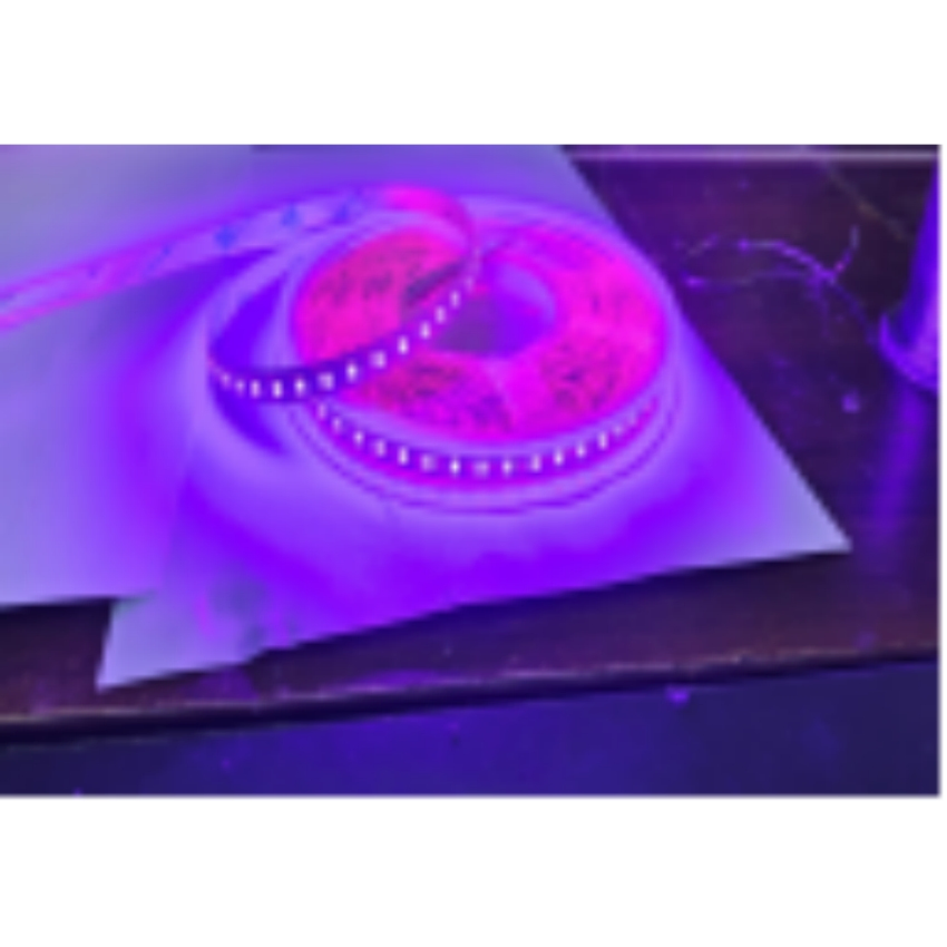 Fita LED RGB iridescente de alta densidade e brilho uniforme em faixa ultra larga fornece