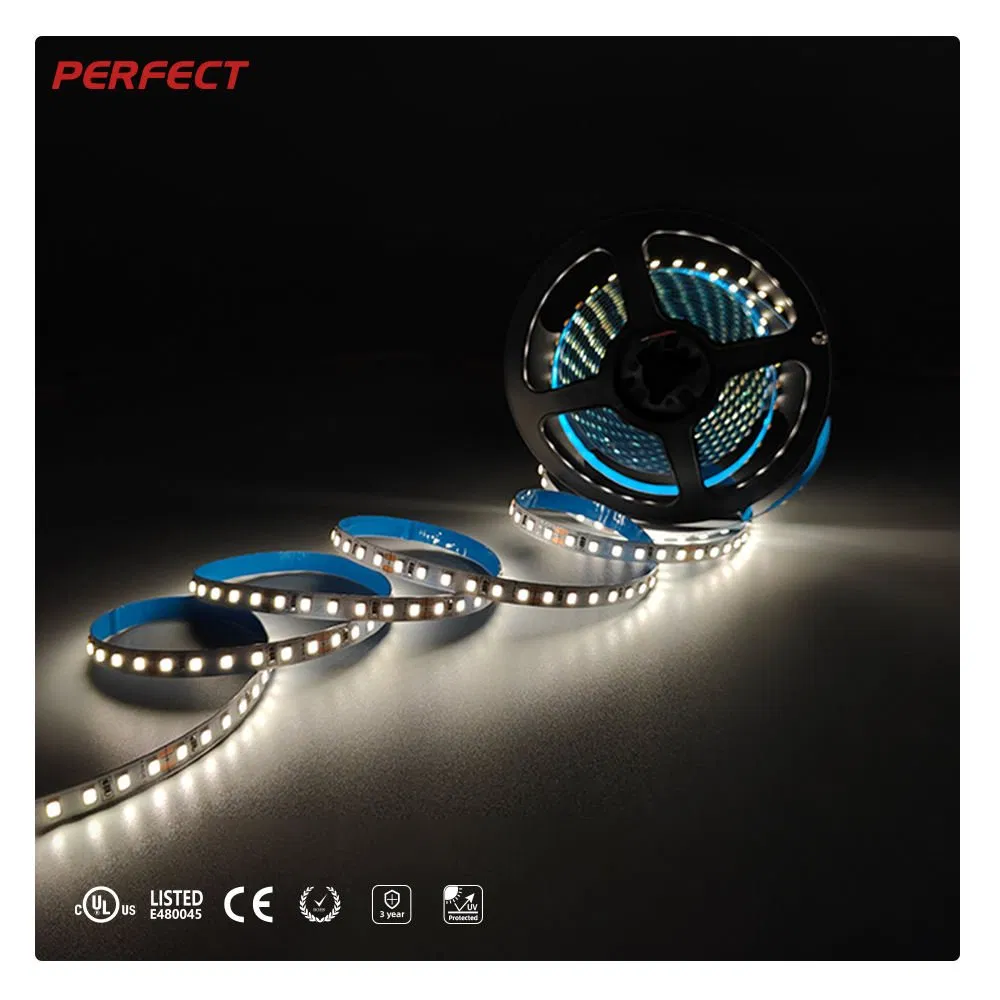 Fitas de LED Brancas Quentes Decorativas 24V 2835 120LED/M