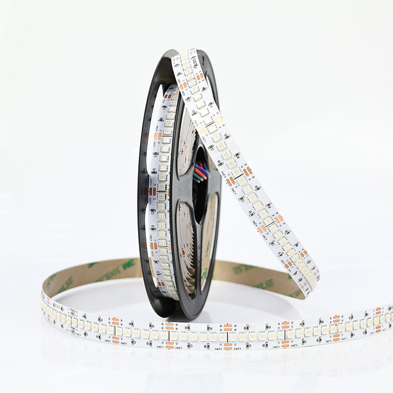 OEM e ODM SMD 3528 fita LED RGB 240LEDs 24V com mudança de cor e controle remoto, luz de fita LED, FCC CE ROHS