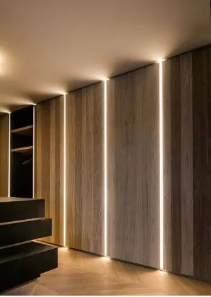 Canal de Alumínio para Extrusão de LED com Difusor Perfil de Alumínio Recessado para Fita de LED