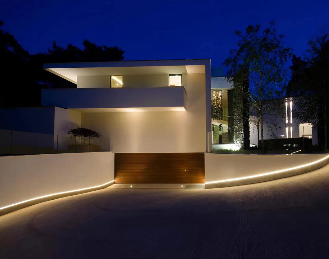 Iluminação Neon Flex de Grau Comercial 1220 Cortável IP67 Design de Arquitetura 24V
