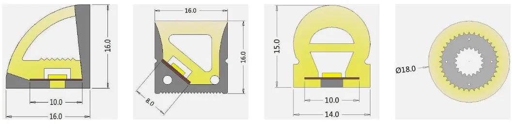 Luzes LED néon 1