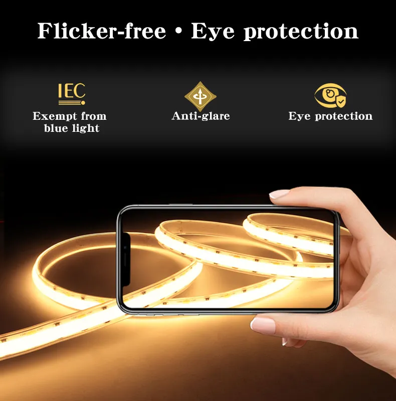 Silicone S0B Fitas de LED Flexíveis e Sem Manchas IP67