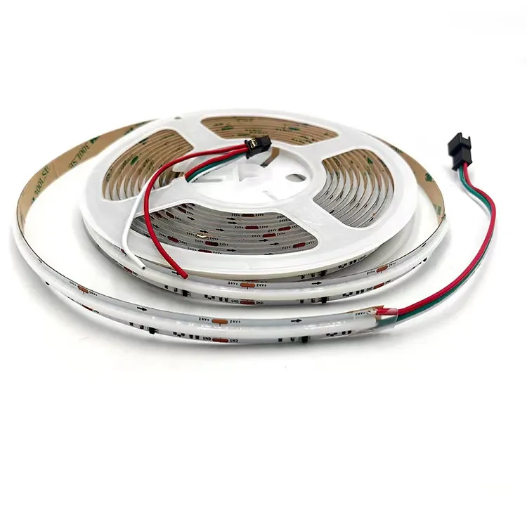 Efeito Neon Livre de DOT Interior Exterior 3000K 4000K 6000K 2.5cm Cortável DC12V DC24V Fita LED COB para Iluminação Linear ou Iluminação Decorativa
