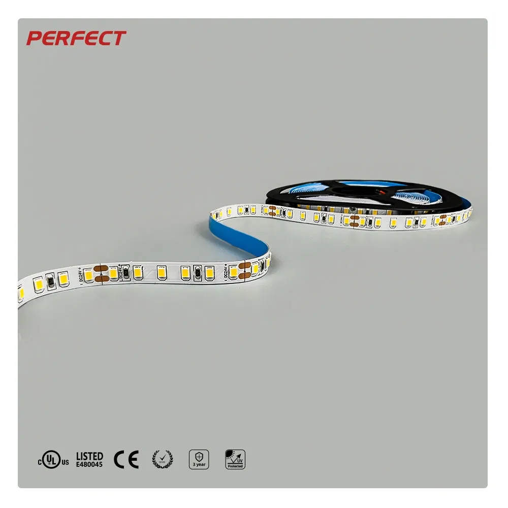Fitas de LED Brancas Quentes Decorativas 24V 2835 120LED/M