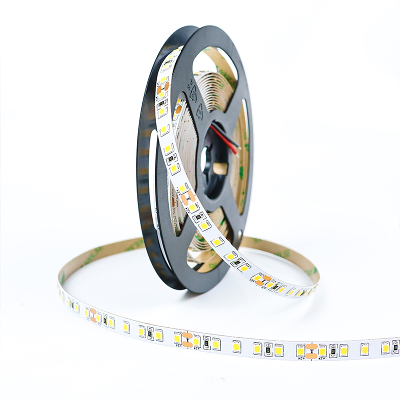 Fabricante de Fita LED Flexível SMD de Alta Brilho 2835 com Certificações CE, RoHS, FCC, UL para Casa Inteligente, Comercial, Projetos DIY 120LEDs 12V24V