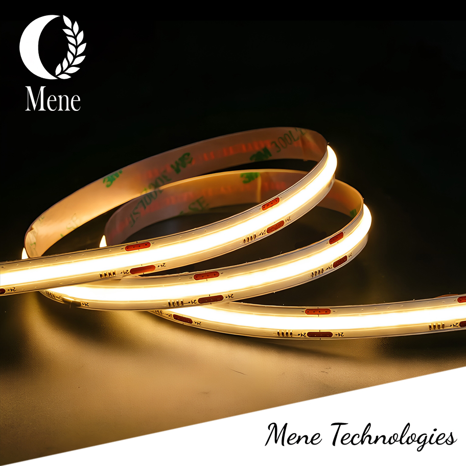 Fita de LED COB 12V 24V IP67 À prova d'água Dimerizável Alta Lúmen para Iluminação Comercial