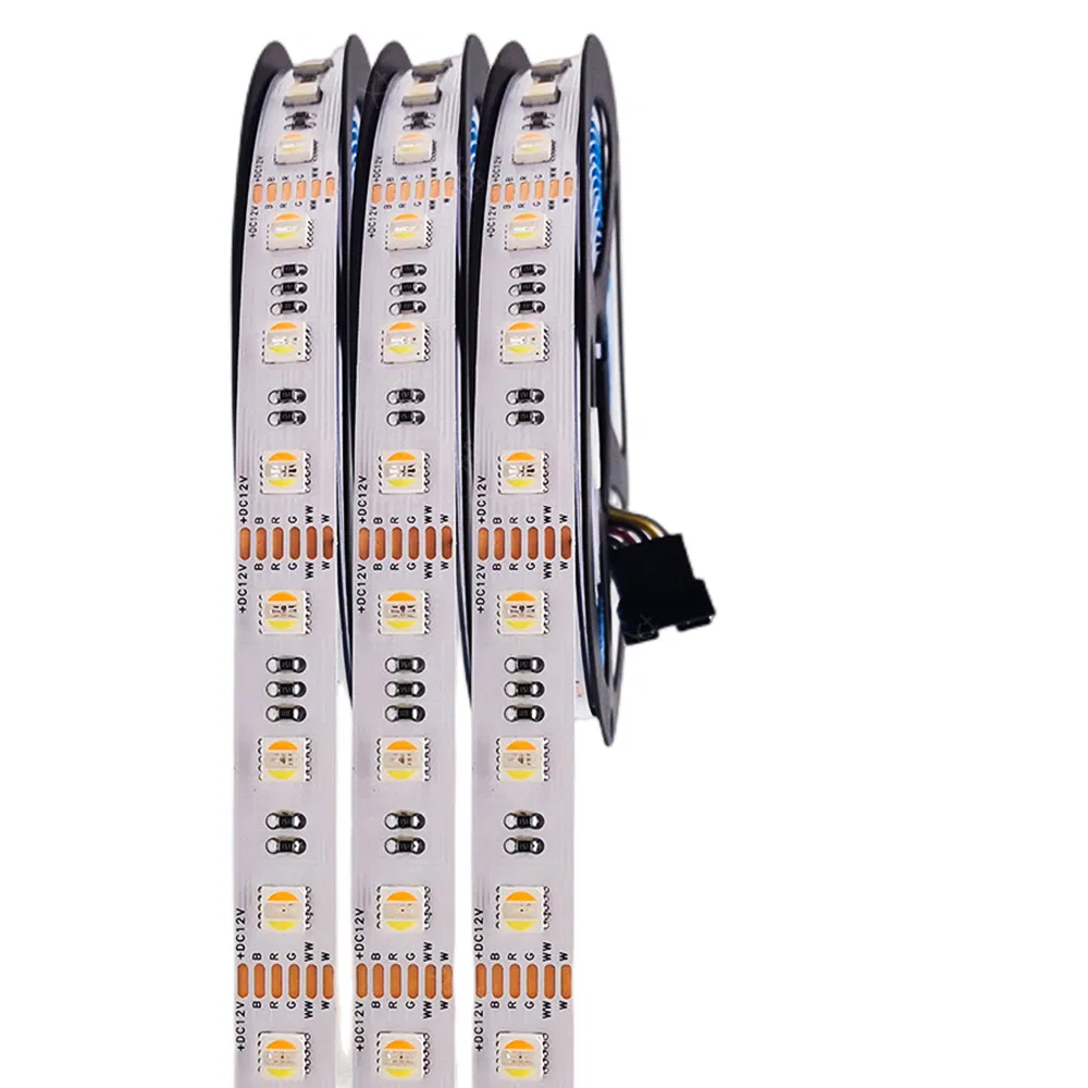 Fita LED Flexível à Prova d'Água Rgbcct Endereçável Inteligente Digital Colorida Multi Cor SMD5050 Iluminação de Fita LED RGB para Decoração Externa