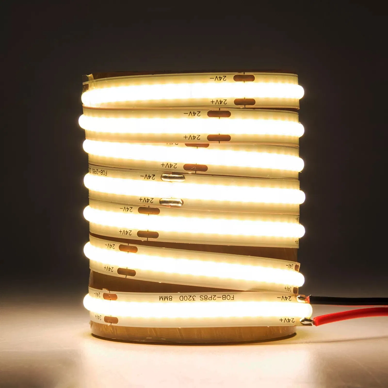 Três cores Tunnable DOT Free Flexible Decorativo Neon SMD2835 COB Faixa de LED