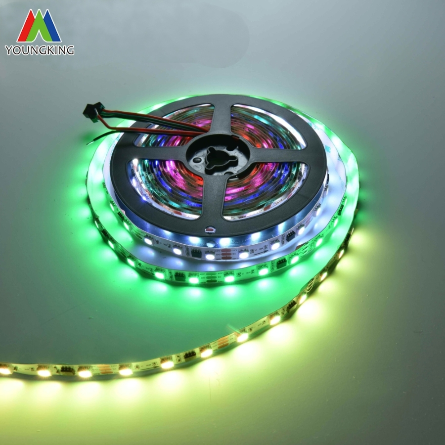 Água Corrente Tira de LED 60LEDs/M IC Ws2811 5050RGB Tira de LED IP20 12V 10mmpcb Tira De Luz LED RGB Tira de LED