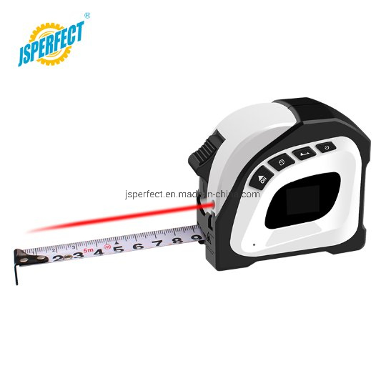 2 em 1 Fita Métrica a Laser Digital 5m Recarregável
