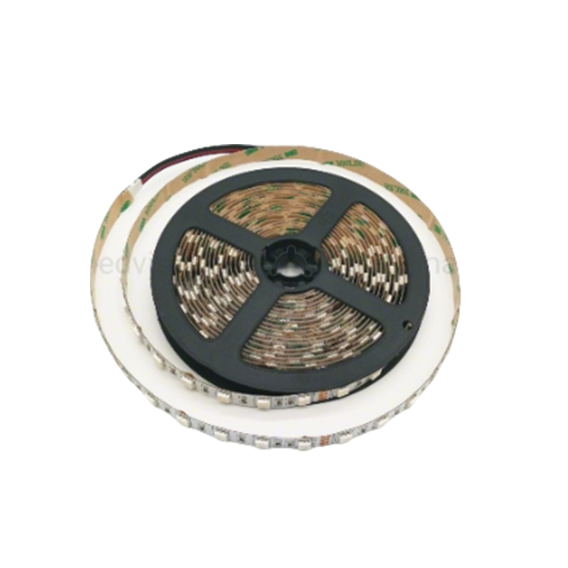 Fita de LED flexível RGB à venda 60LEDs/M, fita LED SMD à prova d'água para iluminação de fundo de TV e decoração de casa