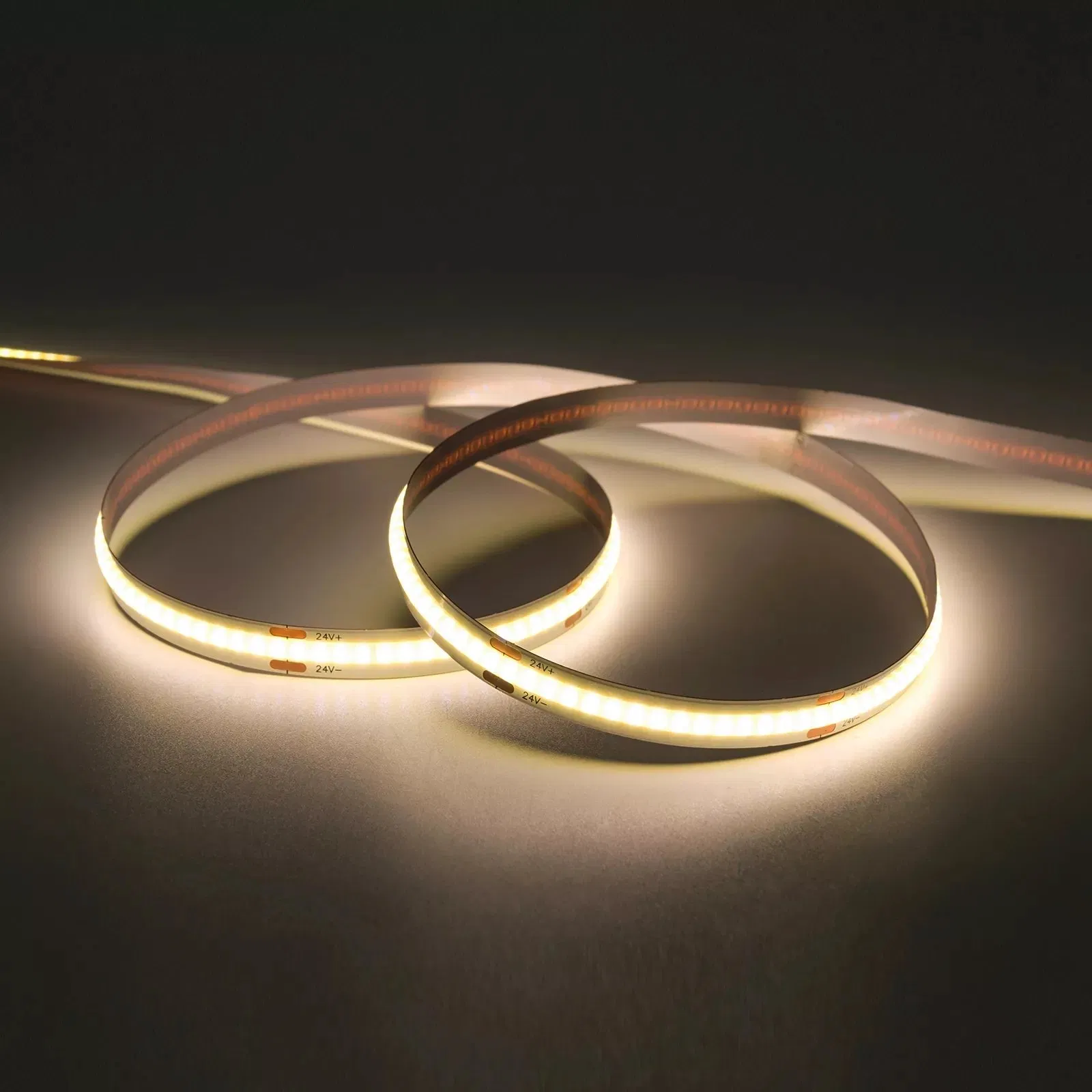 Três cores Tunnable DOT Free Flexible Decorativo Neon SMD2835 COB Faixa de LED