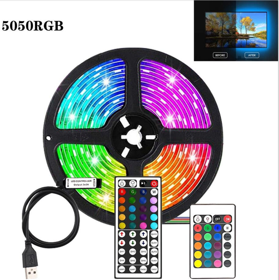 5050 Flexible TV Backlight 5V USB LED Strip Wth Remote Control