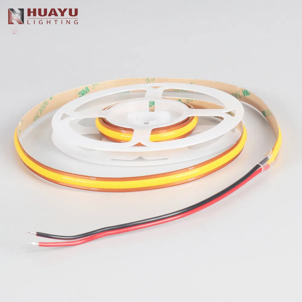 Fita de Luz COB de Alta Densidade Premium - 528 LEDs/M, 8mm Larga, 13W/M, Branco Ajustável 2700K-6500K, 12V Fita COB DC