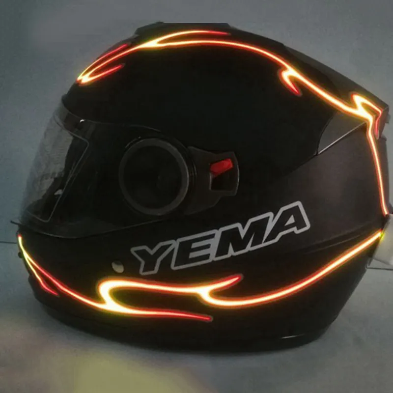 Luz de capacete LED Luz de capacete de motocicleta