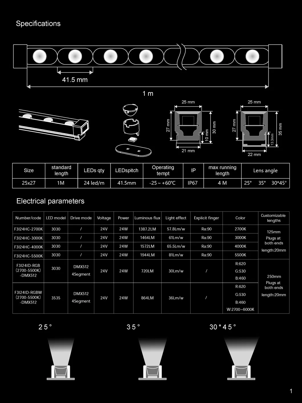 Fita de Luz LED Flexível para Lavagem de Parede