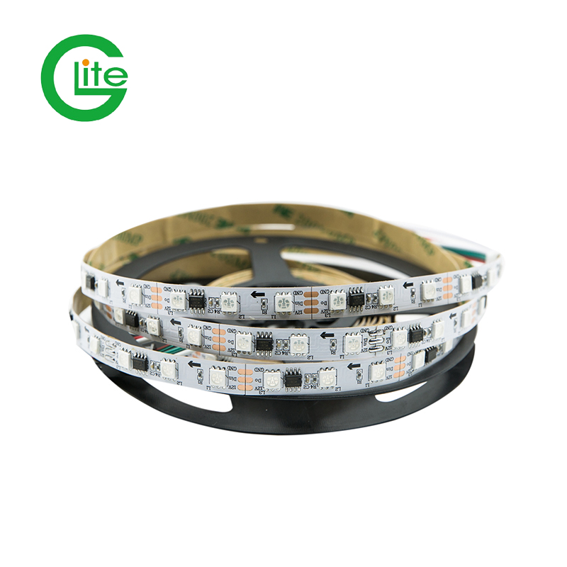 Fita LED Pixel RGB Endereçável - À Prova d'Água Ws2811 Iluminação Flexível 12V