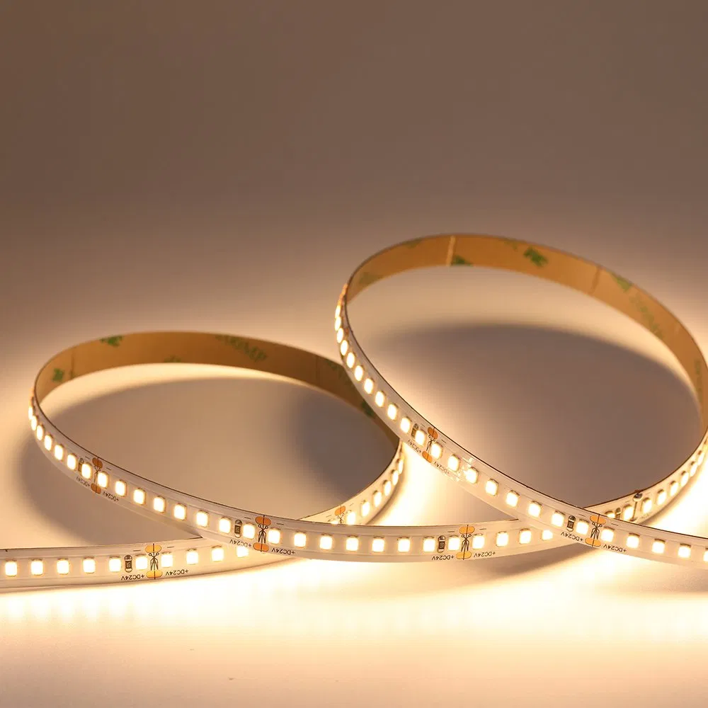Fita de Luz LED SMD 2835 Decorativa à Prova d'Água para Interior de Alta Luminosidade