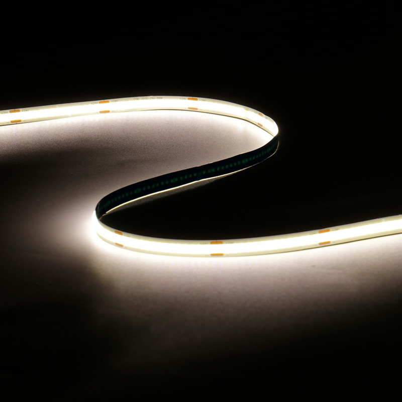 8mm Fita LED 12V Melhor Fita LED COB Fita LED Flexível Cortável para Iluminação Sob o Armário