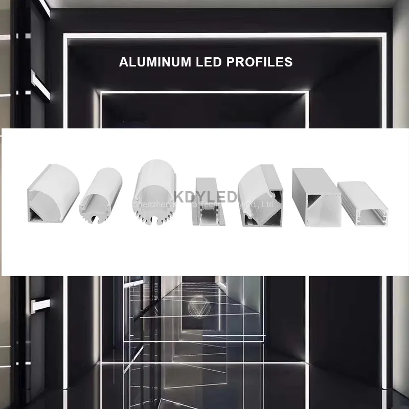 Fita de Luz LED de Alta Qualidade 8mm PCB 5m à Prova d'Água Branca 12V 24V Fita de Luz LED COB Flexível para Exterior em Perfil de Alumínio