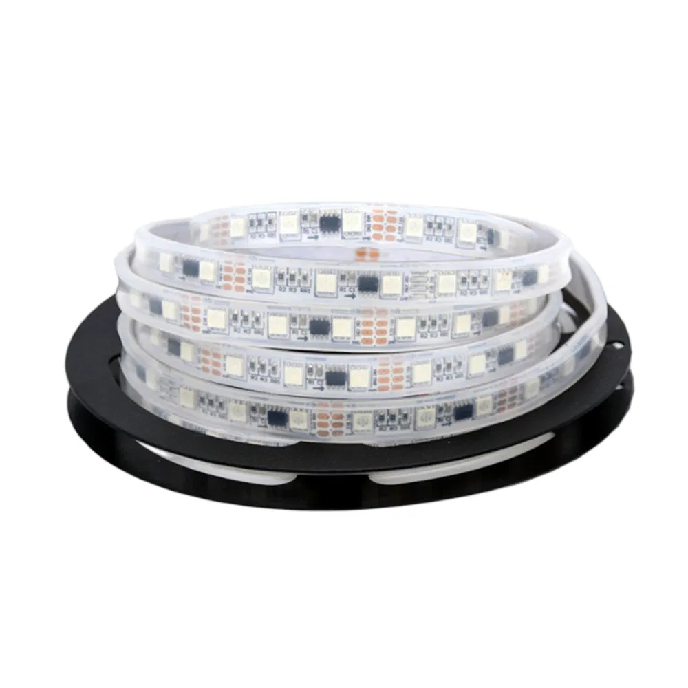 Fita de LED RGB Pixel Programável Mágica Endereçável Fita de Luz RGBW 12V 24V Ws2811 Ws2812b