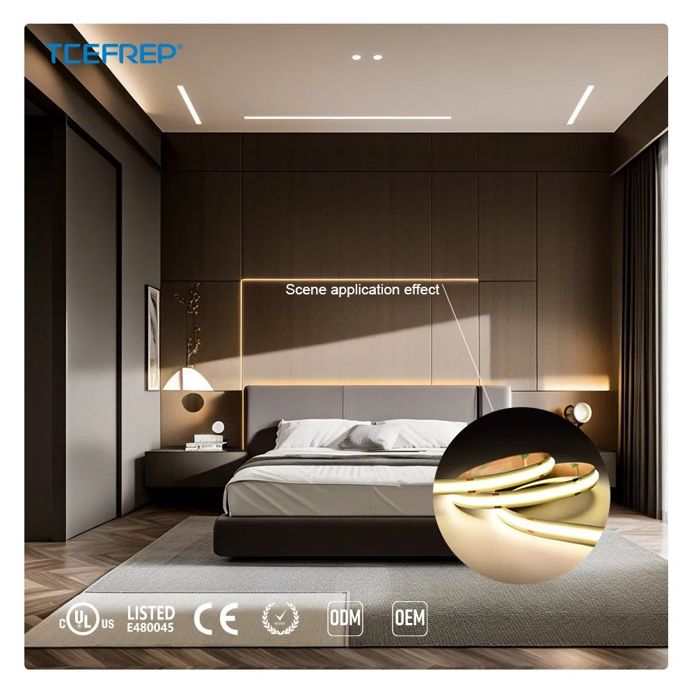 Fita de Luz LED COB 480LED Fita Flexível Tiras de Luzes LED COB