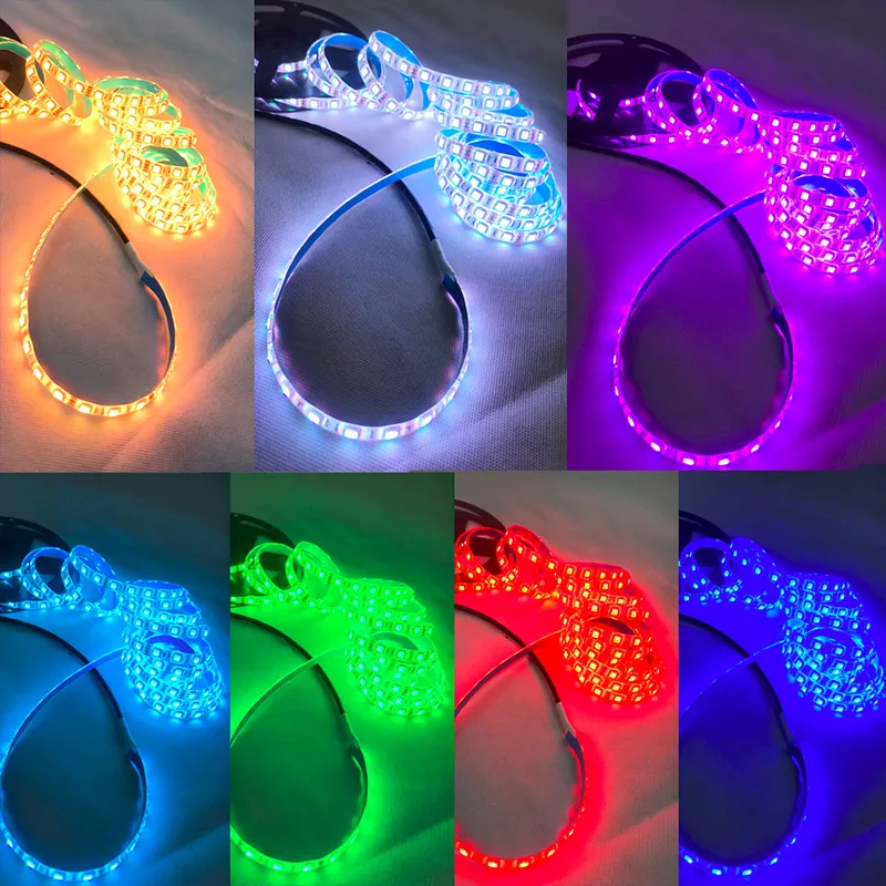 5050SMD Fita LED RGB Flexível Fita LED Neon Impermeável com Controlador APP Bluetooth para Carro/Luz de Subsolo Automotiva