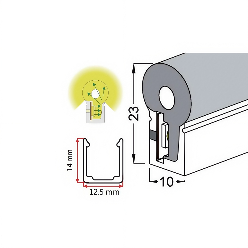 Fitas de Luz de Natal Neon/Fita LED/Módulo LED/Fita LED para Decoração Iluminação Externa