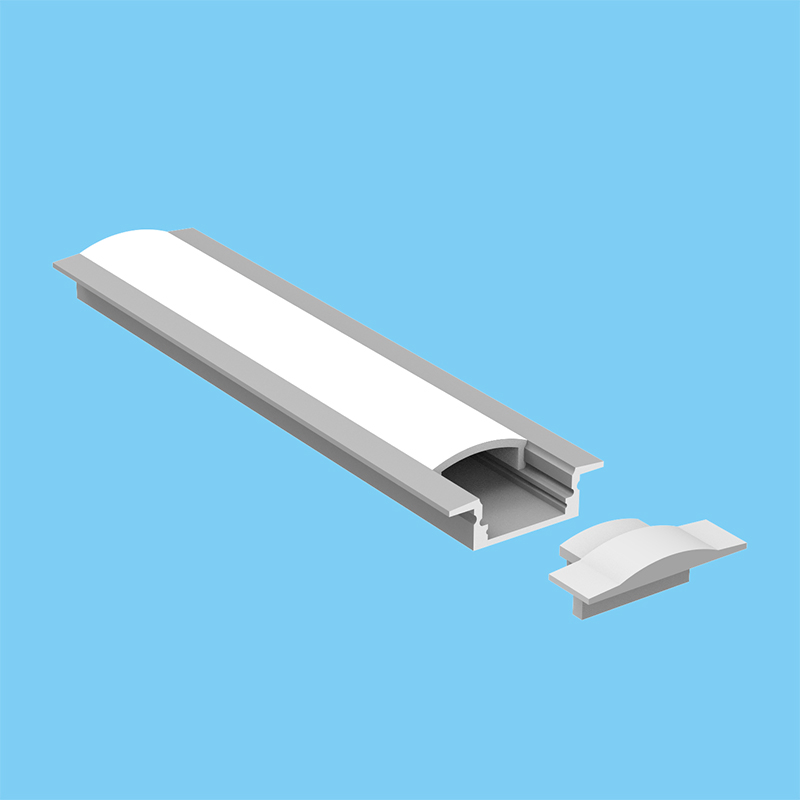 Perfil de Alumínio LED Personalizado para Decoração de Piso, Luz de Faixa LED, Rodapé de Alumínio
