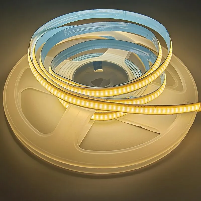 Fita LED COB de Alta Densidade Corte Livre 3000K 4000K 6000K 8mm 400 Chips Strip em Qualquer Lugar