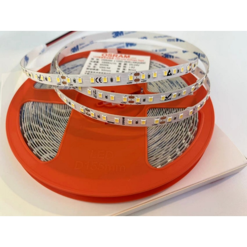 Fita LED RGB iridescente de alta densidade e brilho uniforme em faixa ultra larga fornece