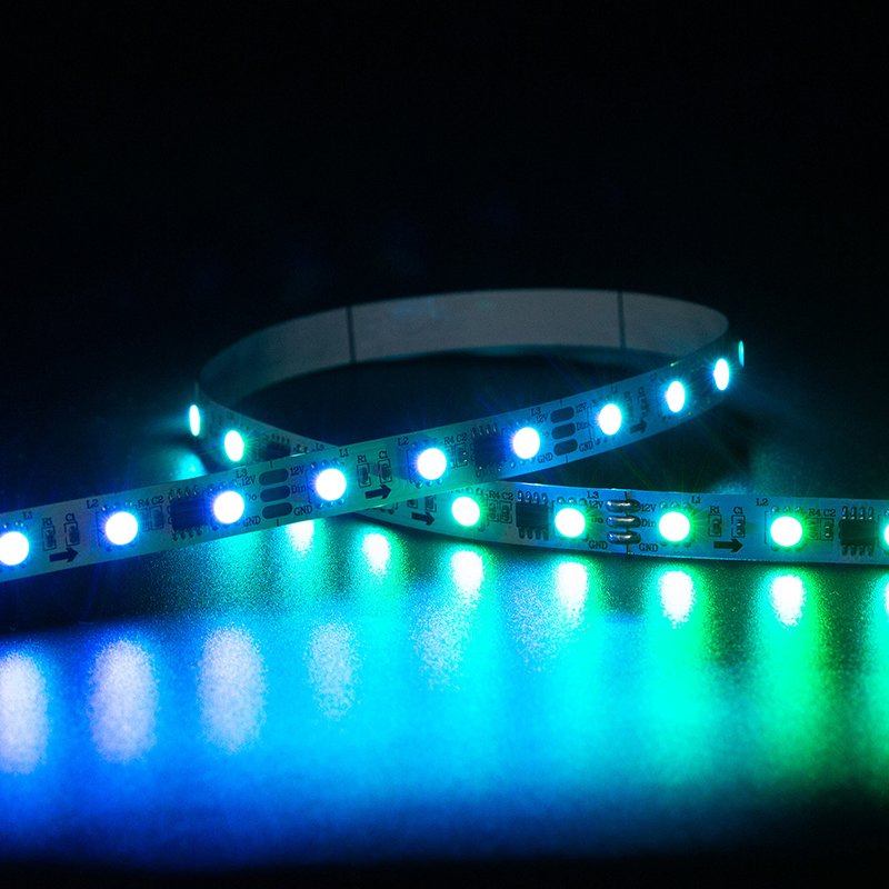 Ws2811 Endereçável 5050 60LED Fita LED RGB Mágica