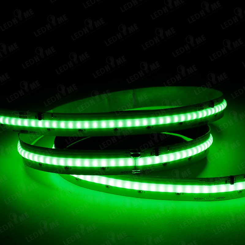 12V 24V 480chips/M Luz de fita LED RGB RGBW Rgbwcct COB 3000K 4000K 6500K Fitas LED COB flexíveis de alta densidade