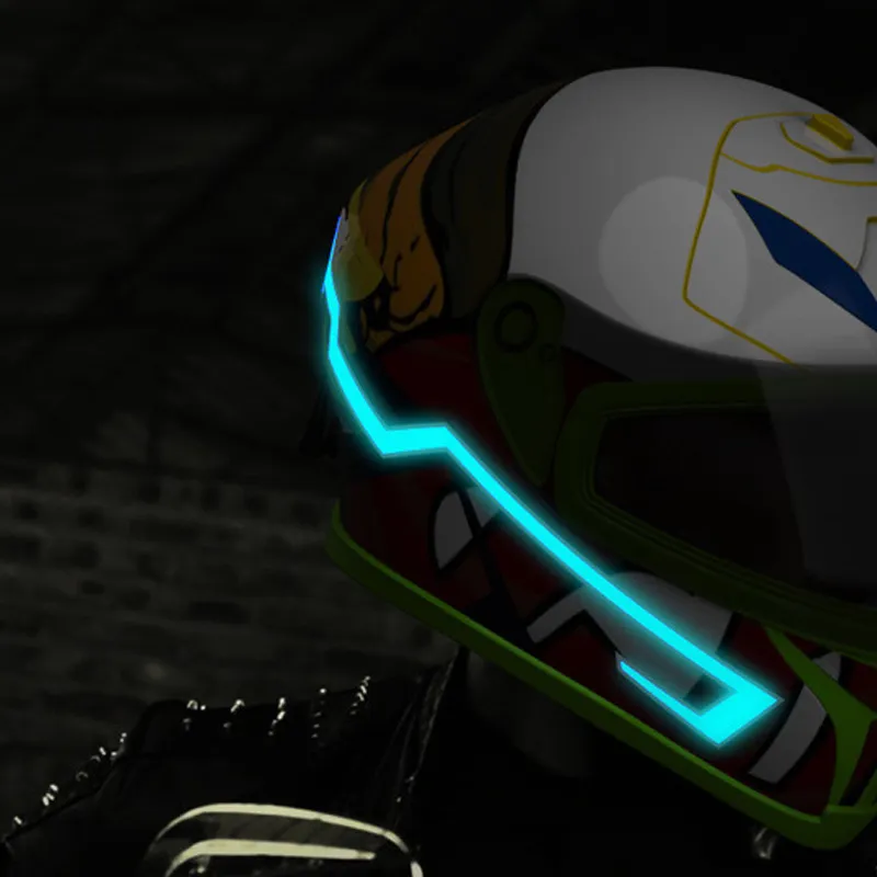 Luz de capacete LED Luz de capacete de motocicleta