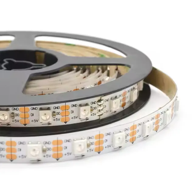 SMD5050 Ws2815 Fita LED inteligente para decoração de sala de jogos