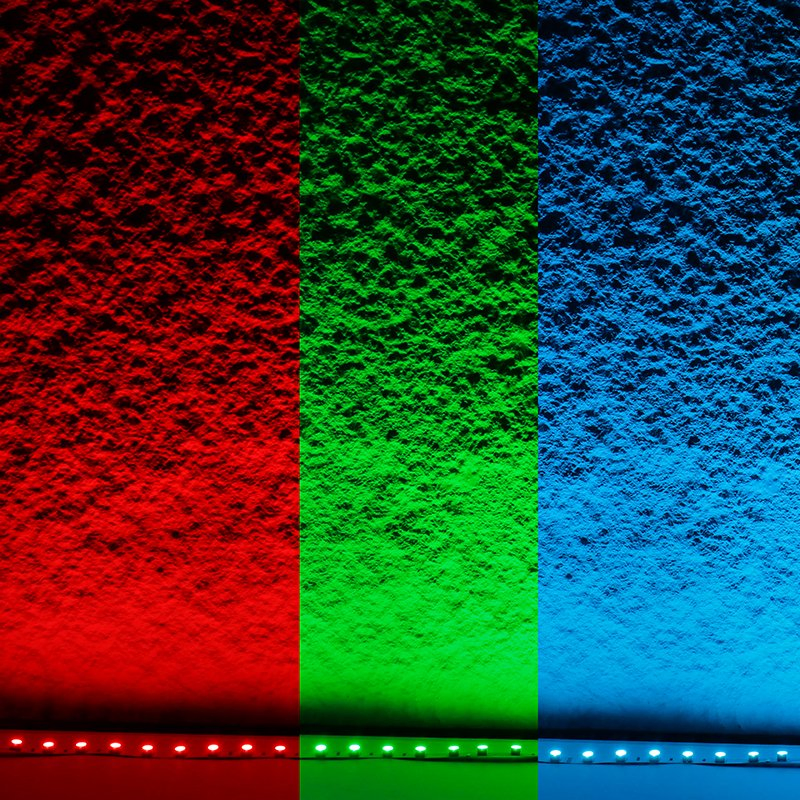 Fita de Luz LED RGB com Pixel Endereçável Programável Inteligente Ws2811 48LEDs 24V para Luz de Fundo de TV RGB