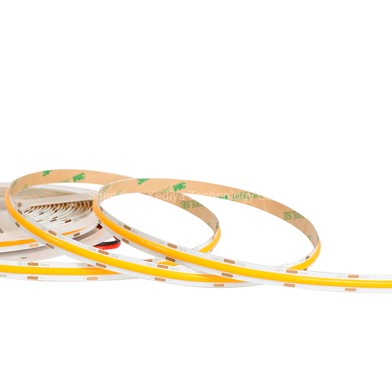 Fita de LED COB Dimmable RGB CCT Versátil para Iluminação Personalizável