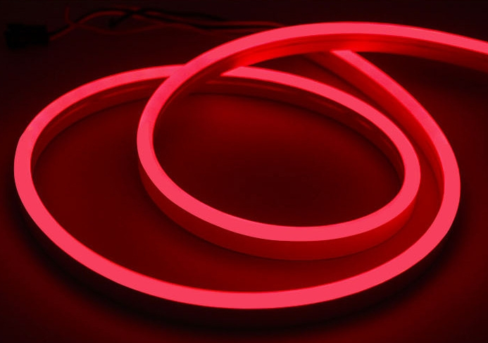 Ws2811 DC5V Fita de LED Neon com Padrão Reticulado Redondo IP67 50LEDs/M 360 Grau de Luz de Silicone Flexível Inteligente Rgbic