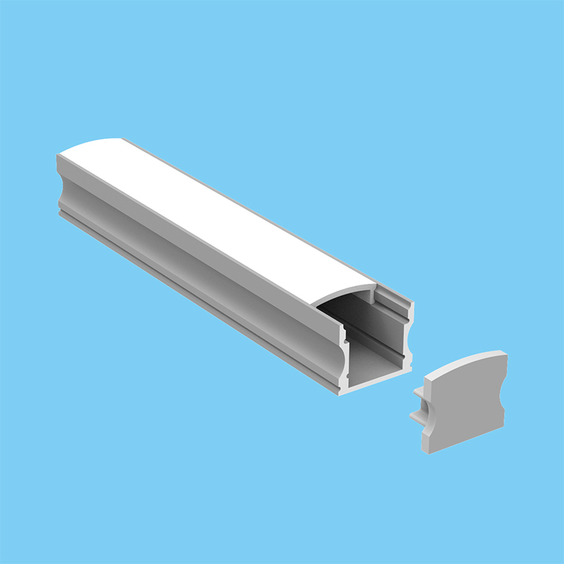 Perfil de Alumínio LED Personalizado para Decoração de Piso, Luz de Faixa LED, Rodapé de Alumínio