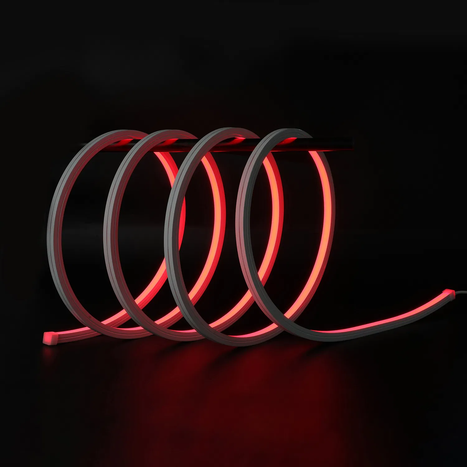 Fita de LED RGB de silicone macio feita sob medida para iluminação comercial