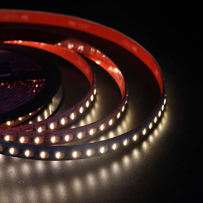 Fabricante OEM 4 EM 1 SMD 5050 LED Strip RGBW 24V 120LEDs 19W/M 3000K 4000K 6000K Certificado FCC ROHS CE