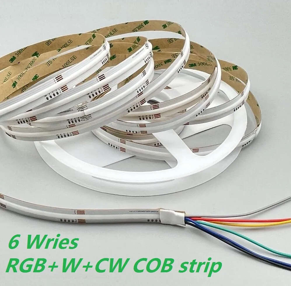 AC220V AC110V Iluminação Flexível COB Sem Pontos IP65 Luzes de Cordão Externas LED Strip