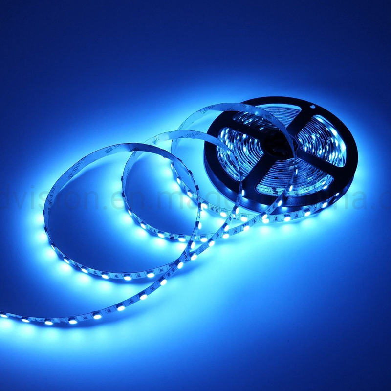 Fita LED de Alta Lúmens SMD5050 | 60LED/M, Luz de Cordão LED à Prova d'Água e Flexível